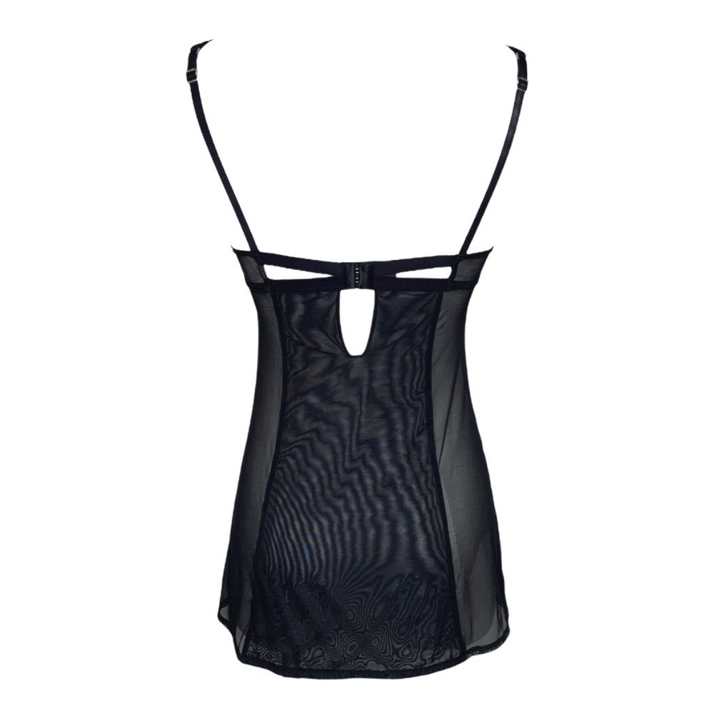 Vintage victoria's secret black sheer lace cami - Picture 3 of 7
